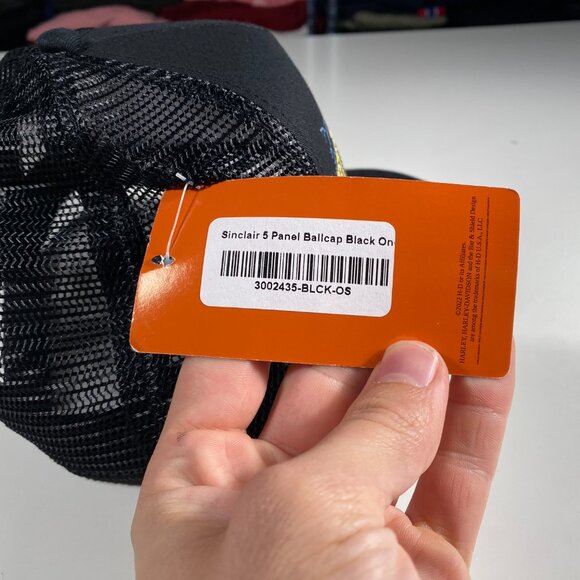 NWT Harley-Davidson Sinclair 5 Panel Meshback Ballcap Black men's OS - Picture 6 of 9